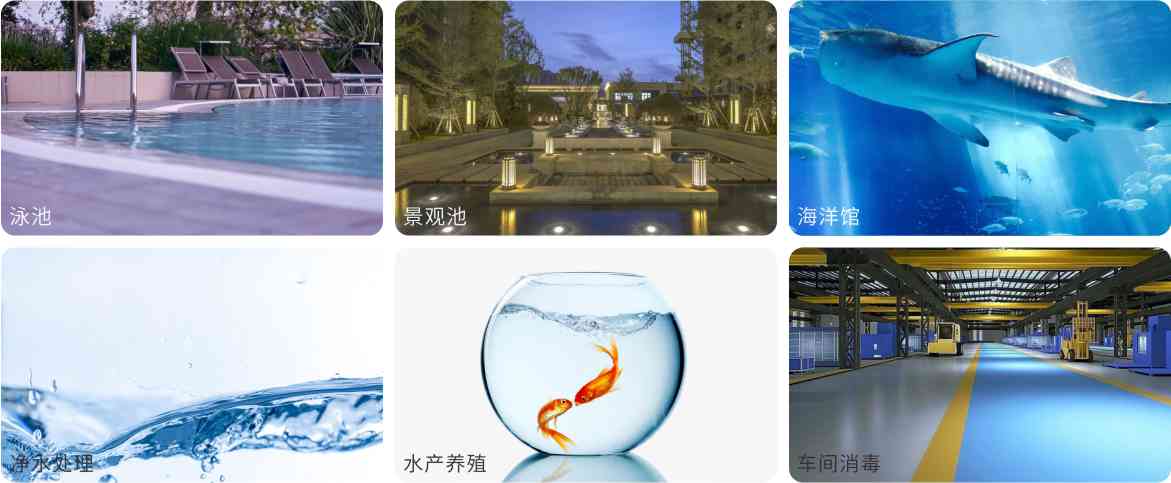 AQUA愛克臭氧發(fā)生器AO系列應用領域